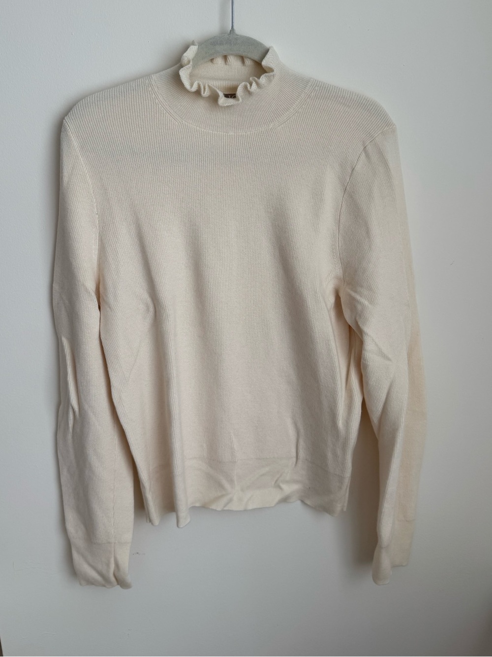 J Crew Cream Pullover, XXL